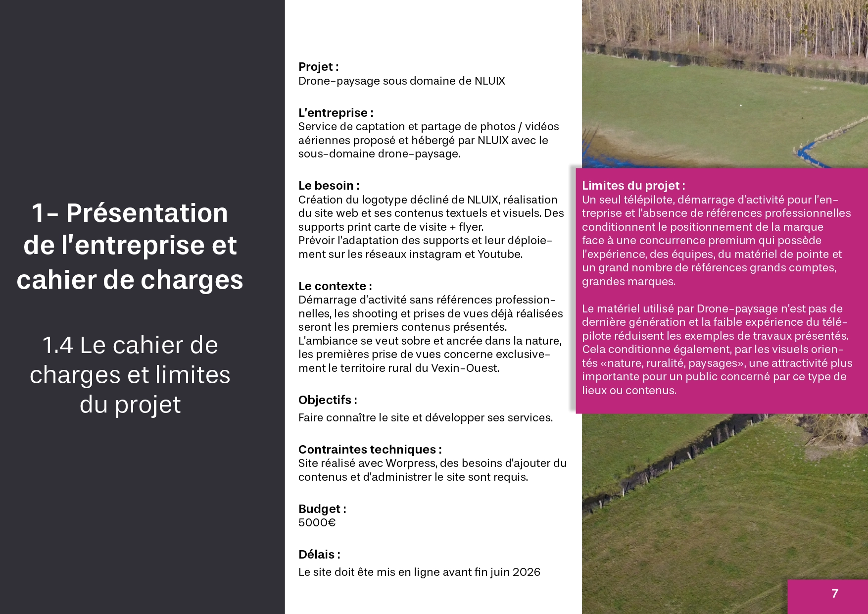 Résumé et limites du projet