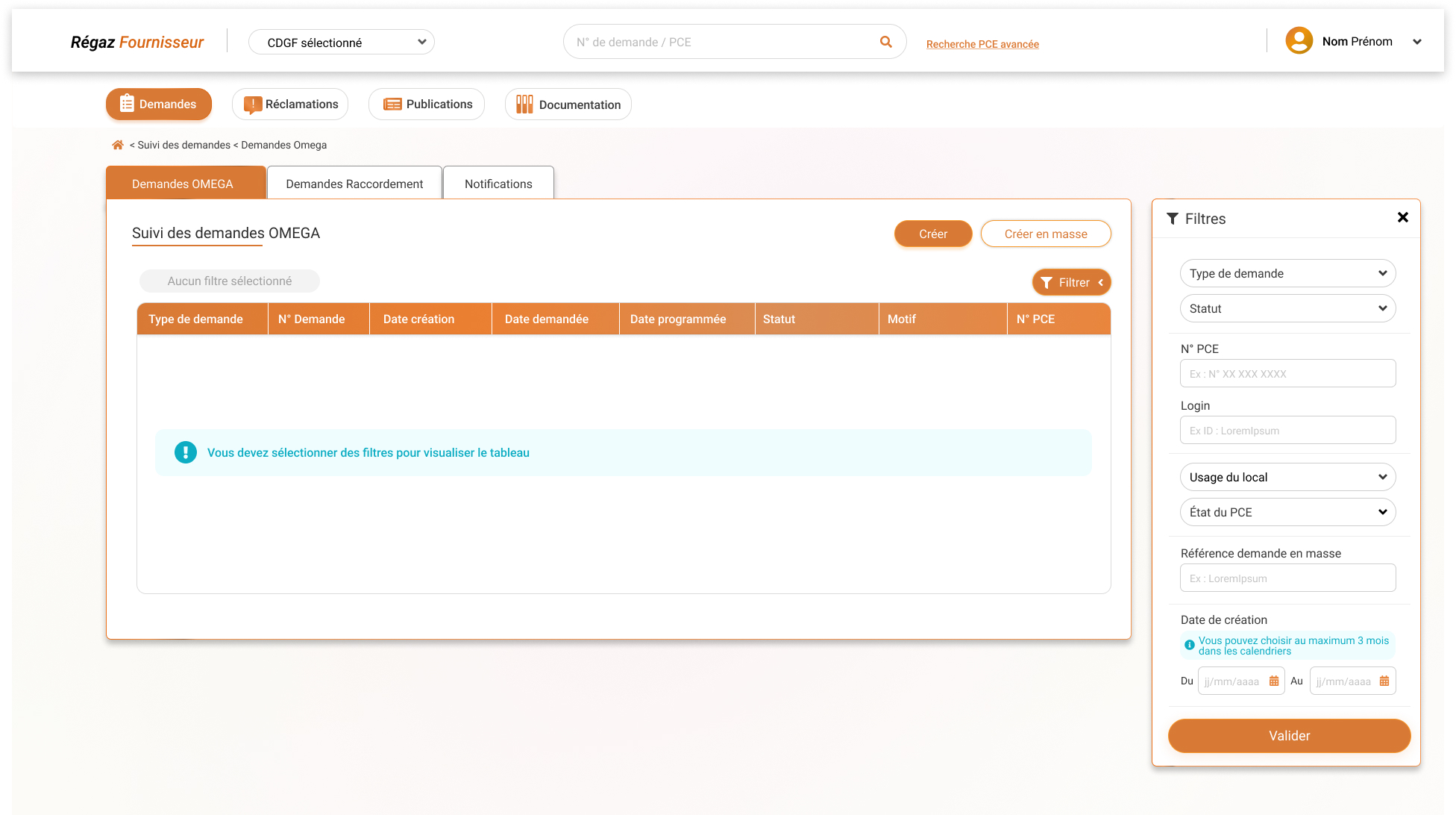Accès au Résultat de la recherche